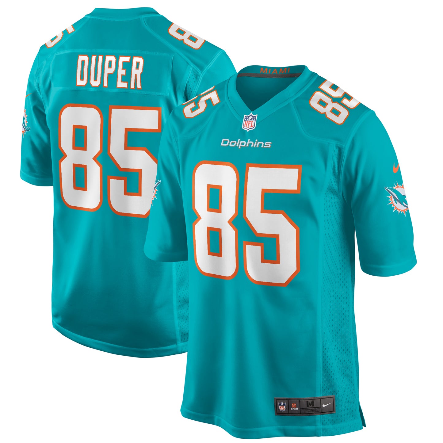Mark Duper Miami Dolphins Nike Game Retired Player Jersey - Aqua