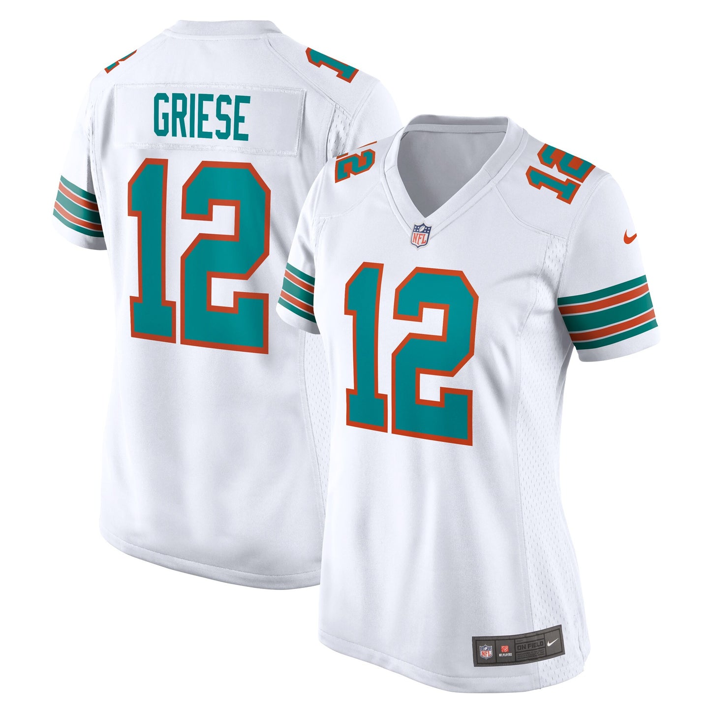 Bob Griese Miami Dolphins Nike Women's Retired Player Jersey - White