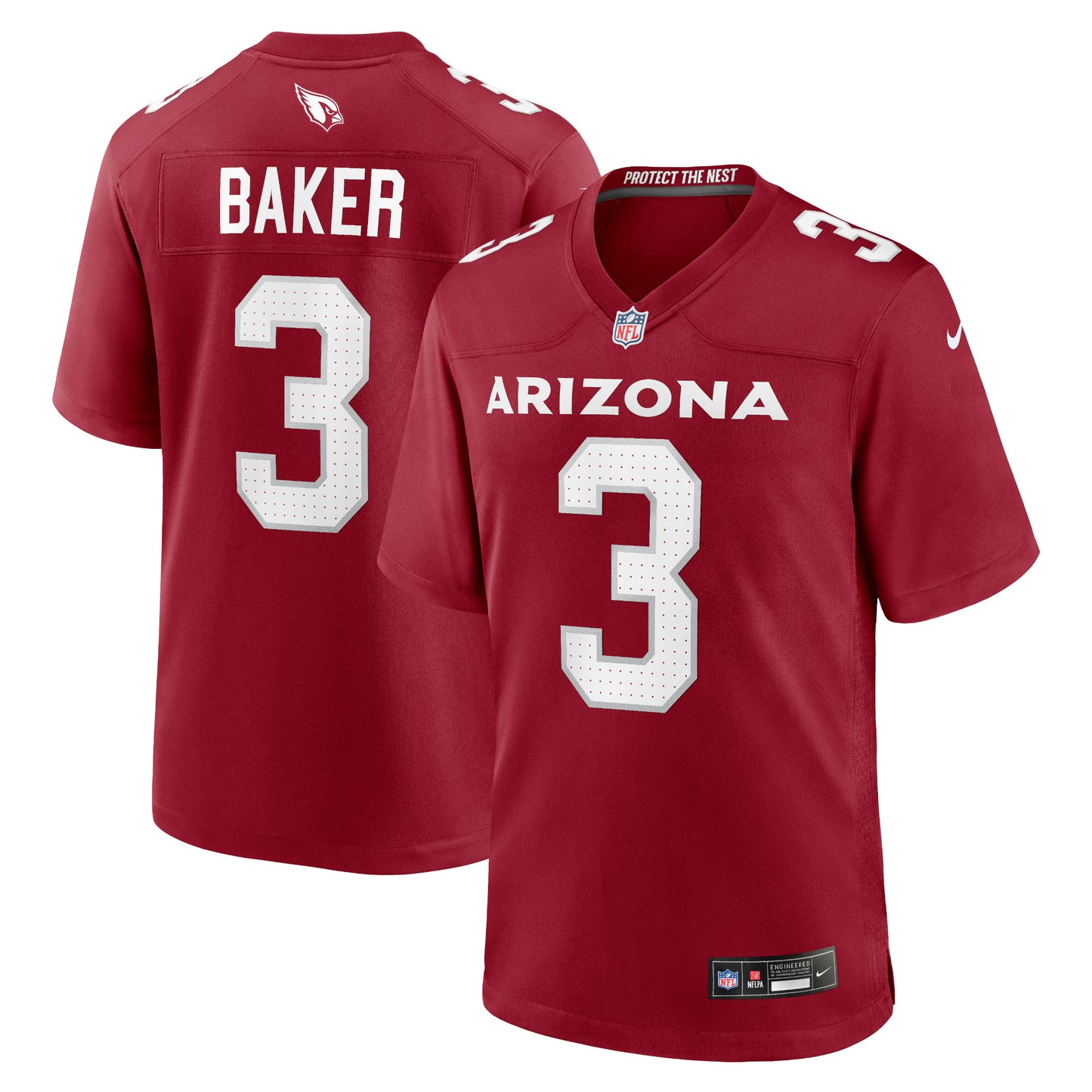 Budda Baker Arizona Cardinals Nike Game Player Jersey - Cardinal